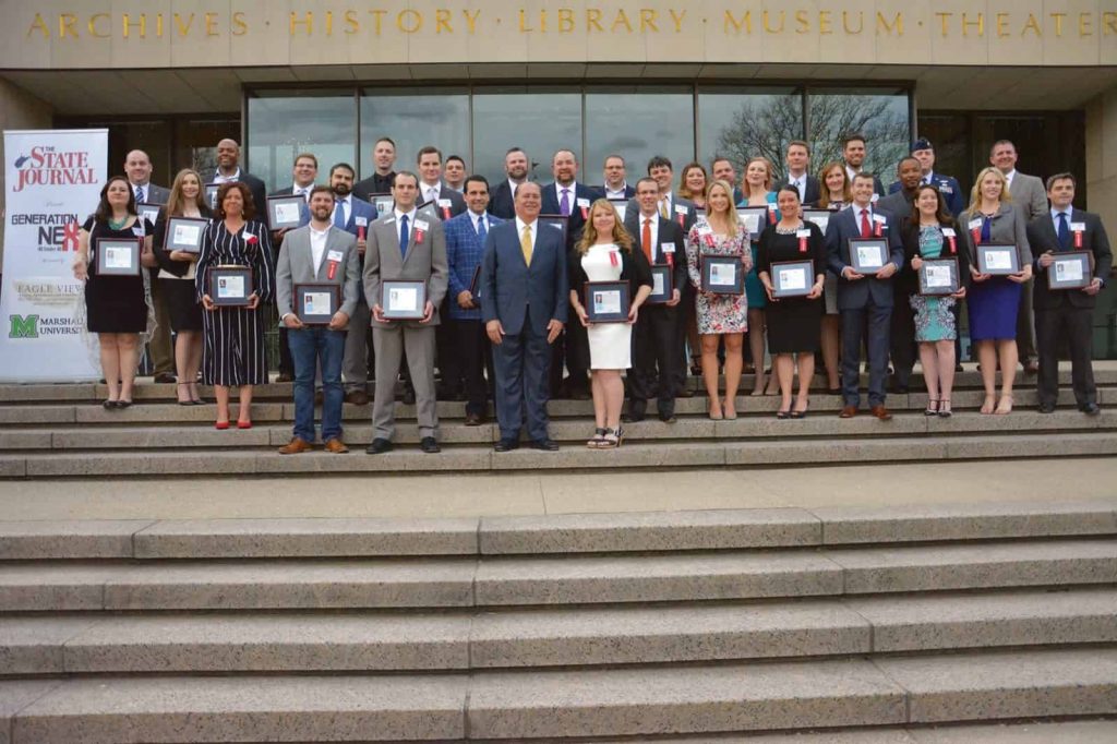 The State Journal's 2016 Generation Next: 40 Under 40. Photo courtesy of The State Journal.
